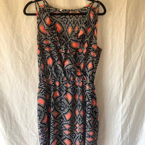 Collective Concepts rufflled v-neck dress